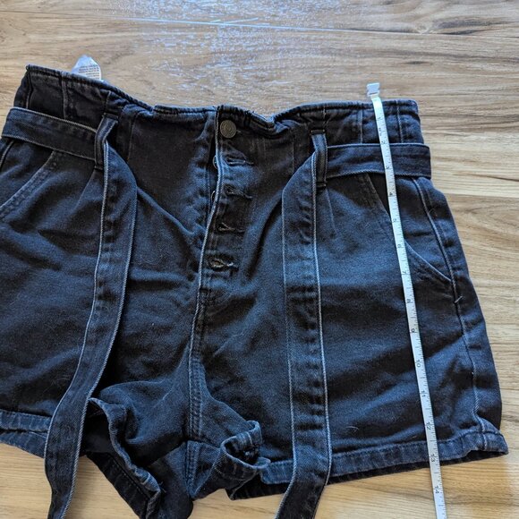 American Eagle Black Denim Jean Shorts, 8 - Picture 6 of 8